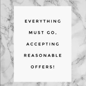 ONE DAY Closet Clean Out Sale !!